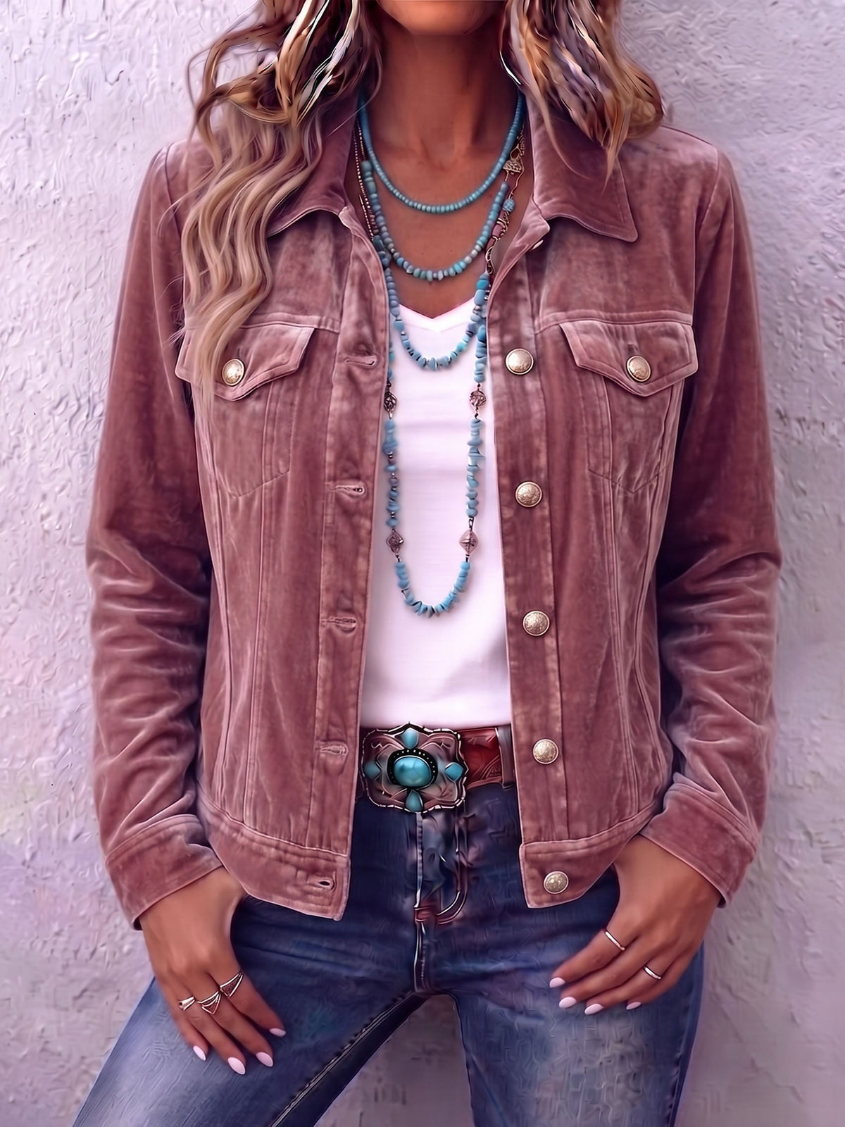 Diana | Boho Vintage-Inspired Velvet Jacket