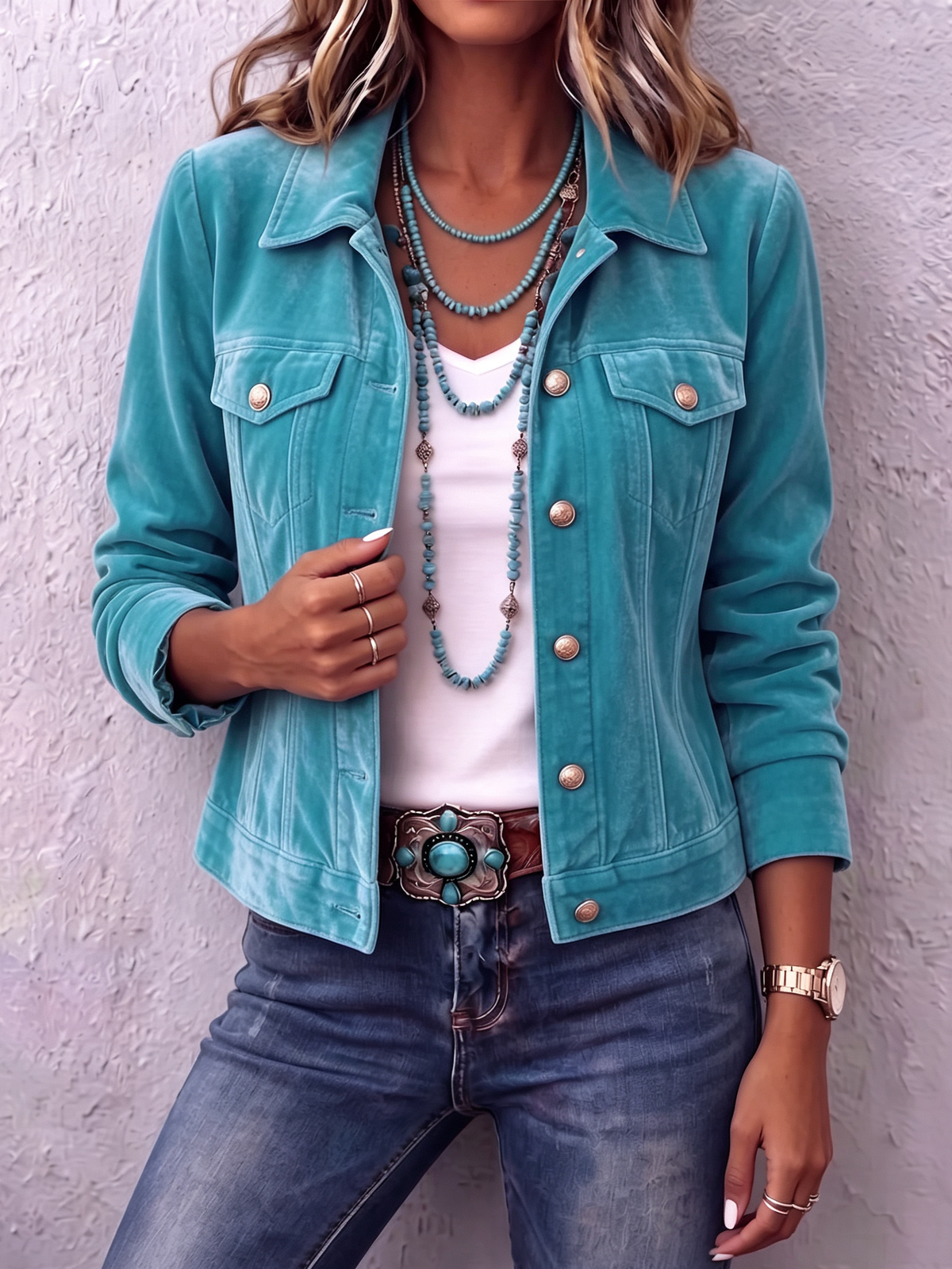Diana | Boho Vintage-Inspired Velvet Jacket