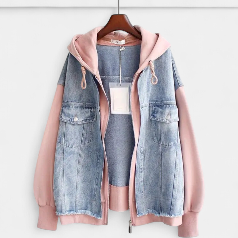MIRA | Dual-Tone Denim Jacket